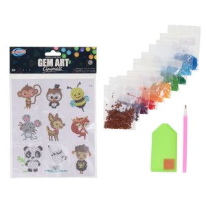 CRAFTY BITZ DESIGN YOUR OWN GEM ART - ANIMALS