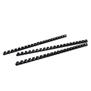 CONCEPT BOX 100 12mm A4 BLACK BINDING COMB CDU