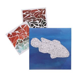 ICON MOSAIC STICKER ART - SEA LIFE