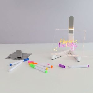 CONCEPT 150x150mm ACRYLIC LED NOTICE BOARD