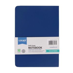 CONCEPT A6 192pg SOFT COVER NOTEBOOK