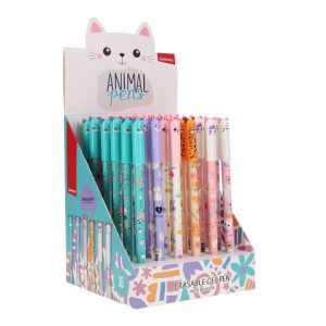 EMOTIONERY ERASABLE ANIMAL GEL PENS - 6 ASST CDU