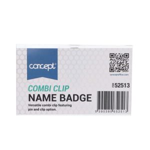CONCEPT COMBI CLIP NAME BADGE