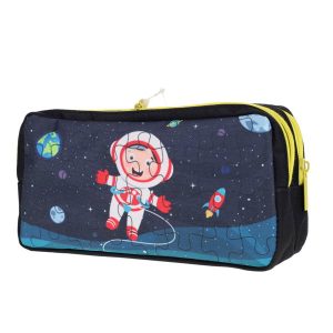 EMOTIONERY 2 POCKET PENCIL CASE - SPACE