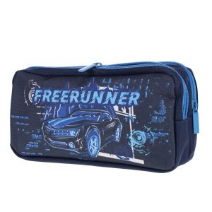 EMOTIONERY 2 POCKET PENCIL CASE - CARS