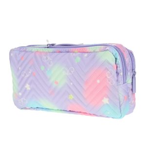EMOTIONERY 2 POCKET PENCIL CASE - PASTEL PATTERN