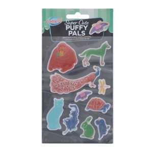 CRAFTY BITZ SUPER CUTE PUFFY PALS STICKERS - ANIMALS