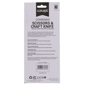CONCEPT COMBINED SCISSORS & CRAFT KNIFE
