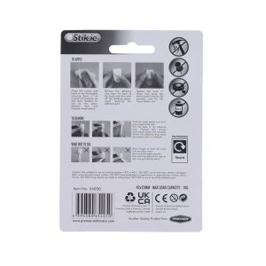 STIK.IE TOWEL ADHESIVE HOOKS 42x22MM ULTRA STRONG