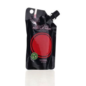 ICON 120ML ACRYLIC PAINT - INDIA RED