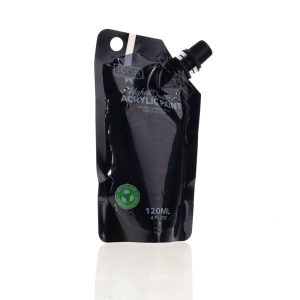 ICON 120ML ACRYLIC PAINT - JET BLACK