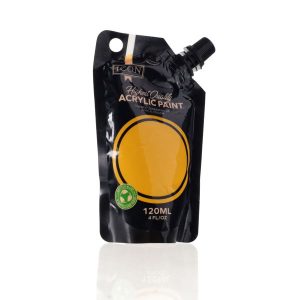 ICON 120ML ACRYLIC PAINT - YELLOW