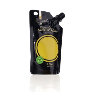 ICON 120ML ACRYLIC PAINT - LEMON YELLOW