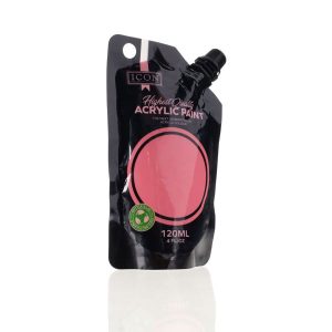 ICON 120ML ACRYLIC PAINT -  PINK