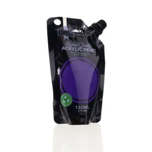 ICON 120ML ACRYLIC PAINT - PURPLE VIOLET