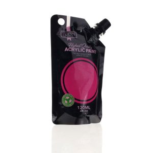 ICON 120ML ACRYLIC PAINT - ROSE