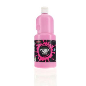 WORLD OF COLOUR 1ltr POSTER PAINT - MAGENTA