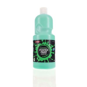 WORLD OF COLOUR 1ltr POSTER PAINT - EMERALD GREEN
