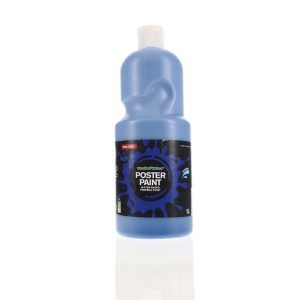 WORLD OF COLOUR 1ltr POSTER PAINT - ULTRAMARINE BLUE