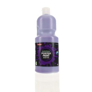 WORLD OF COLOUR 1ltr POSTER PAINT - VIOLET
