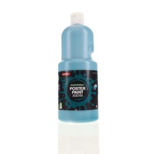 WORLD OF COLOUR 1ltr POSTER PAINT - TURQUOISE