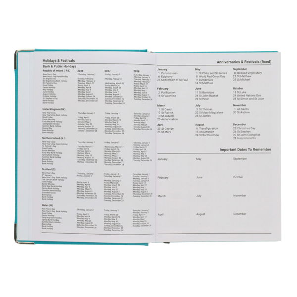CONCEPT A5 2027 PAGE A DAY DIARY - ASST - Image 2