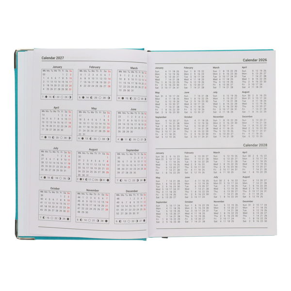 CONCEPT A5 2027 PAGE A DAY DIARY - ASST - Image 3