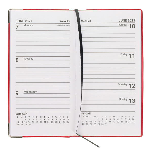 CONCEPT 2027 WEEK TO VIEW EXECUTIVE SLIM DIARY BRIGHT - ASST - Image 4