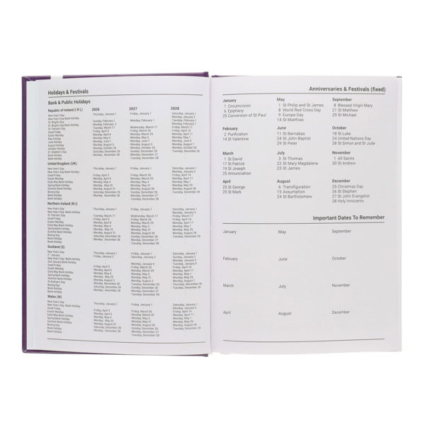 PREMTO A5 2027 PAGE A DAY DIARY - ASST - Image 2