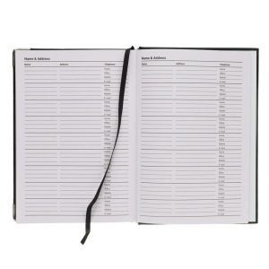 CONCEPT A5 2027 PAGE A DAY APPOINTMENTS - BLACK