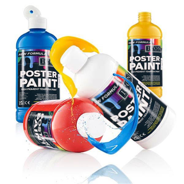 ICON POSTER PAINT 500ml - PINK - Image 3