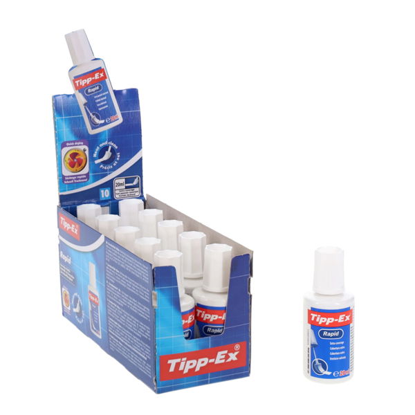 TIPPEX 20ml BOTTLE RAPID FLUID - SPONGE CDU - Image 3