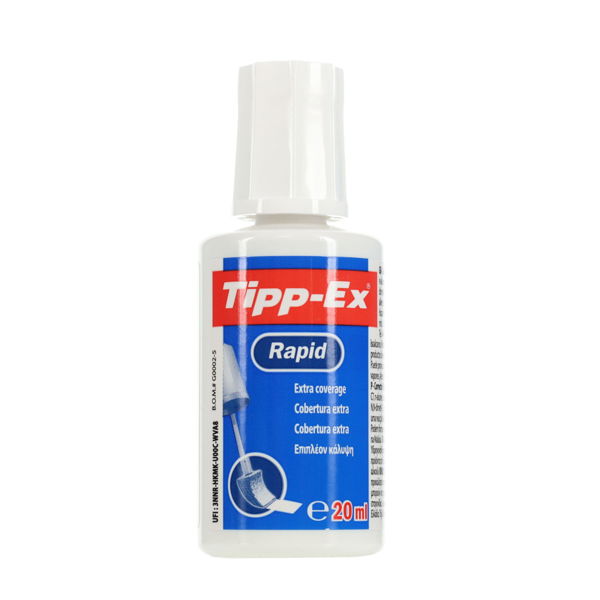 TIPPEX 20ml BOTTLE RAPID FLUID - SPONGE CDU - Image 2