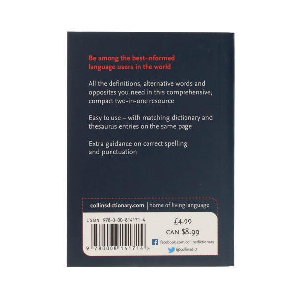 COLLINS GEM DICTIONARY & THESAURUS - ENGLISH - Image 3