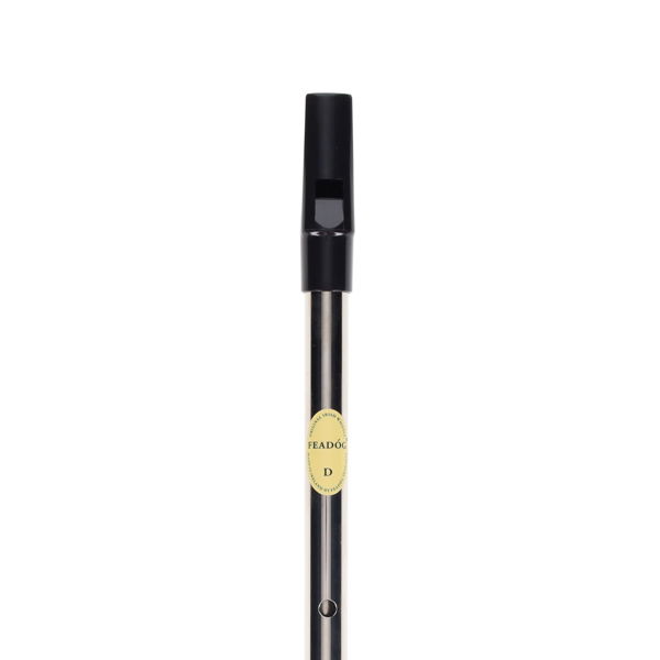 FEADOG TIN WHISTLE - NICKEL BLACK MOUTHPIECE