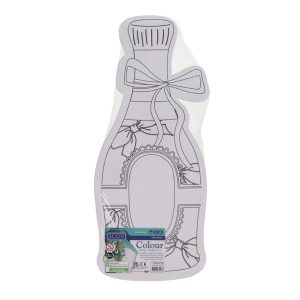 ICON PKT.2 350x154mm COLOUR MY CANVAS - WINE BOTTLE