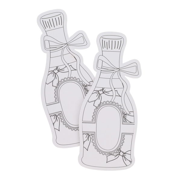 ICON PKT.2 350x154mm COLOUR MY CANVAS - WINE BOTTLE - Image 2