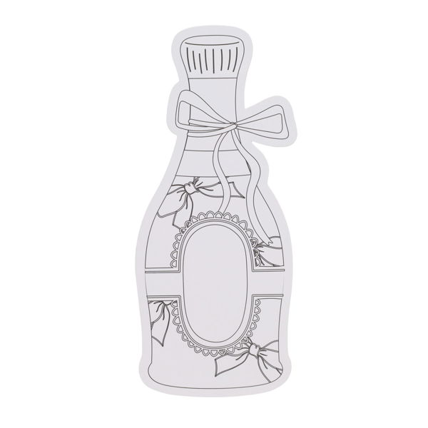 ICON PKT.2 350x154mm COLOUR MY CANVAS - WINE BOTTLE - Image 3