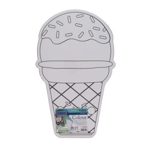ICON PKT.2 320x199mm COLOUR MY CANVAS - ICE CREAM