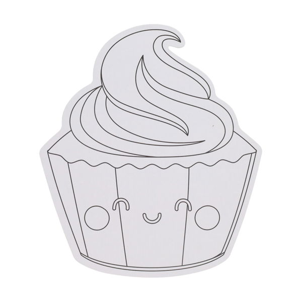 ICON PKT.2 280x245mm COLOUR MY CANVAS - CUPCAKE - Image 3