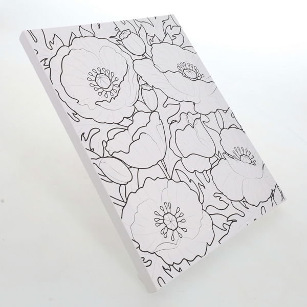 ICON 250x300mm COLOUR MY CANVAS - FLORAL WORLD - Image 2
