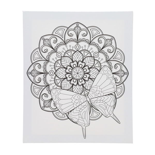 ICON 250x300mm COLOUR MY CANVAS - BUTTERFLY