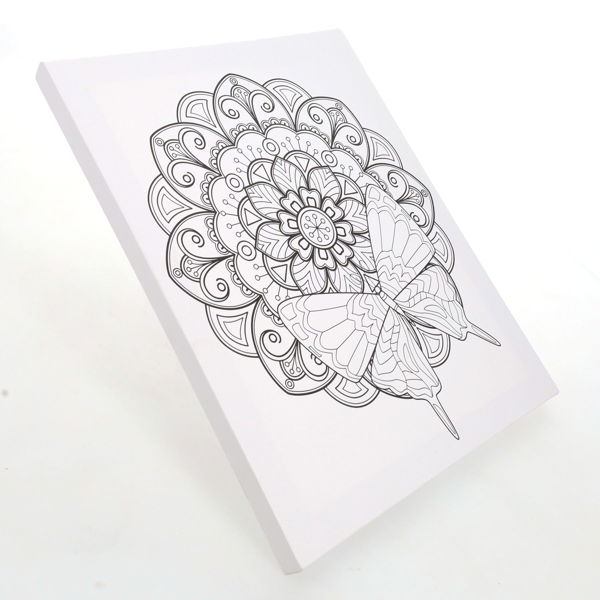 ICON 250x300mm COLOUR MY CANVAS - BUTTERFLY - Image 2