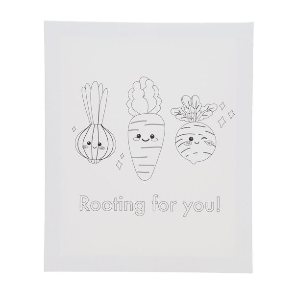 ICON 250x300mm COLOUR MY CANVAS - FRUIT & VEG