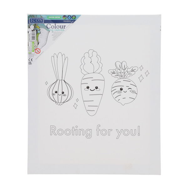 ICON 250x300mm COLOUR MY CANVAS - FRUIT & VEG - Image 3