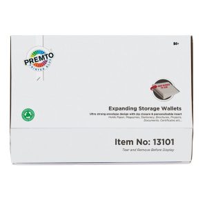 PREMTO B4+ ULTRAMESH EXPANDING STORAGE WALLET - PRINTER BLUE
