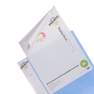 PREMTO PASTEL A4 40 POCKET DISPLAY BOOK - ASST.
