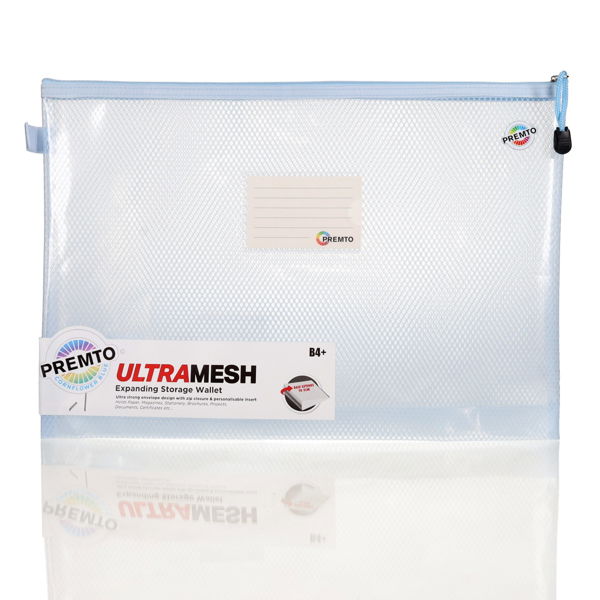PREMTO PASTEL B4+ ULTRAMESH EXPANDING WALLET CDU - CORNFLOWER BLUE - Image 4
