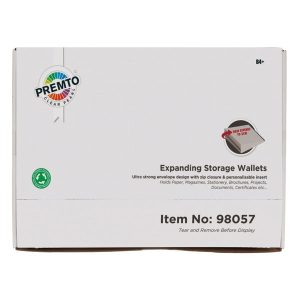 PREMTO B4+ ULTRAMESH EXPANDING STORAGE WALLET CDU - CLEAR PEARL