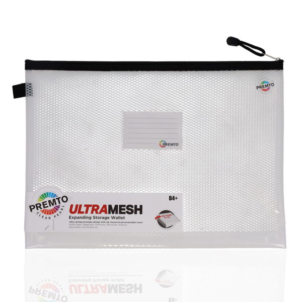 PREMTO B4+ ULTRAMESH EXPANDING STORAGE WALLET CDU - CLEAR PEARL - Image 4